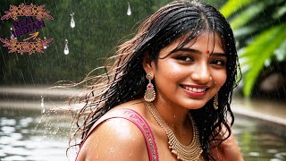 [4K] Rainy Day Delights: Enjoying Indian Beauty - AI Lookbook