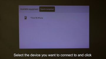Projector Connects to Device with Bluetooth—AODIN FUSION