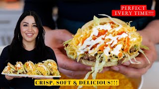 The BEST Mexican Restaurant Ground BEEF Gorditas Recipe | Maseca Fried Chubby Snacks