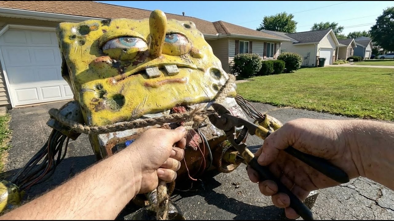 Giant SpongeBob Robot Restoration