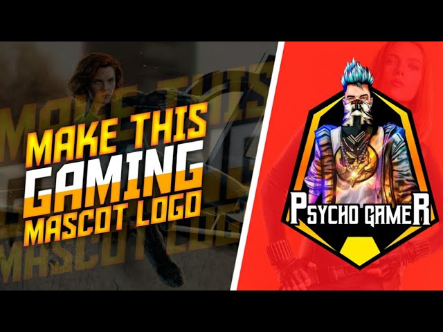 How to Make Free Fire Gaming Mascot Logo in Pixallab