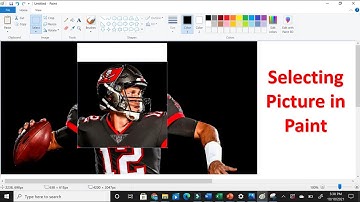 Selecting a picture in Paint | How to use Microsoft Paint | In 1 Minute
