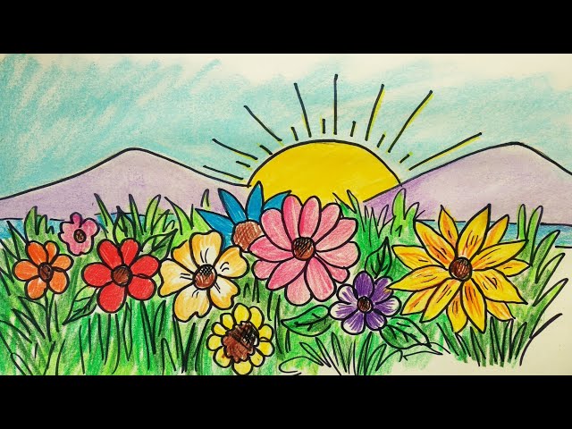 My Secret Garden - Art Thru Da Eyes of Ynnek - Drawings & Illustration,  Landscapes & Nature, Gardens, Flower Garden - ArtPal