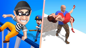 Thief and Run 3D Vs Girl Rider in Max Levels iOS,Android Walkthrough Gameplay All Trailers JU7FR4H