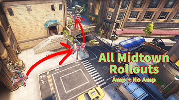 Midtown ALL ROLLOUTS (Amp + No Amp) - Overwatch 2