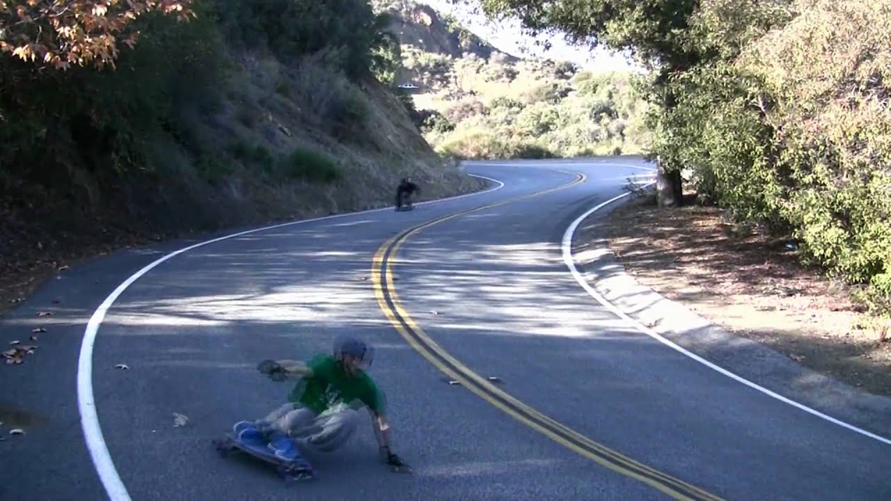 Longboarding Down Mulholland Hwy YouTube