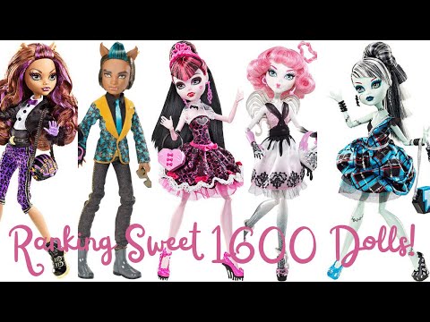 Ranking Every Monster High Sweet 1600 Doll!