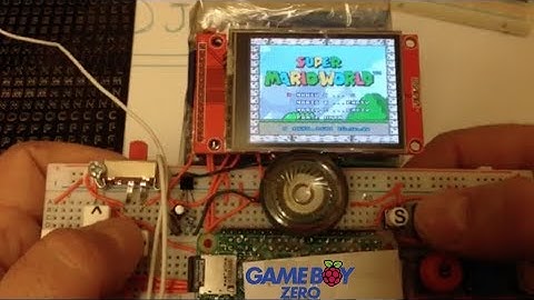 Play Gameboy Games on Raspberry PI Zero - based Breadboard Game Console