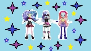 Обзор кукол Equestria Girls Пони-фотомодели - Violet Blurr, Photo Finish, Pixel Pizzaz screenshot 5