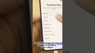 How to transfer WhatsApp messages from Android to iPhone free screenshot 3