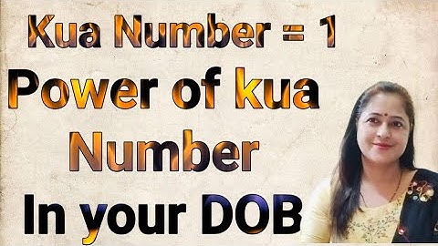 Power of kua number✔️success number 💥 Angel Number/kua number secret number of your DOB