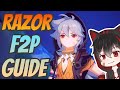 Razor F2P Guide & Build - Genshin Impact