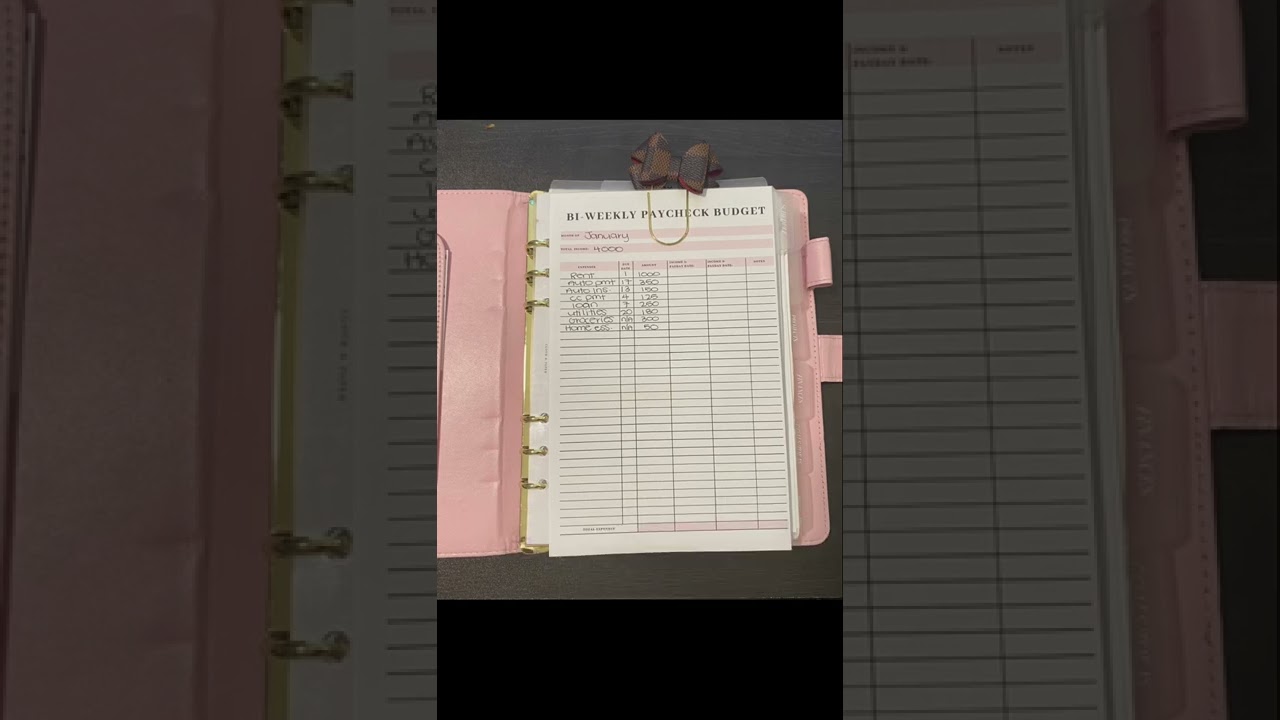 One Way to Budget Using A Bi-Weekly Budget Printable