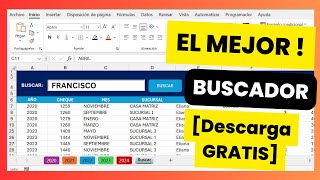 Cómo Hacer una Barra de Búsqueda | Búscar Registros en Varias Hojas en Excel | [Descarga Gratis]