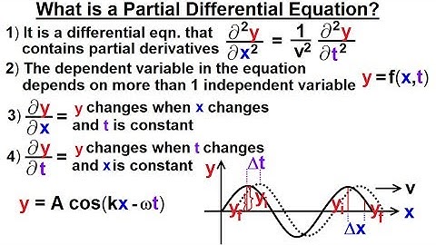 Math: Partial Differential Eqn. - Ch.1: Introduction (1 of 42) What is a Partial Differential Eqn?