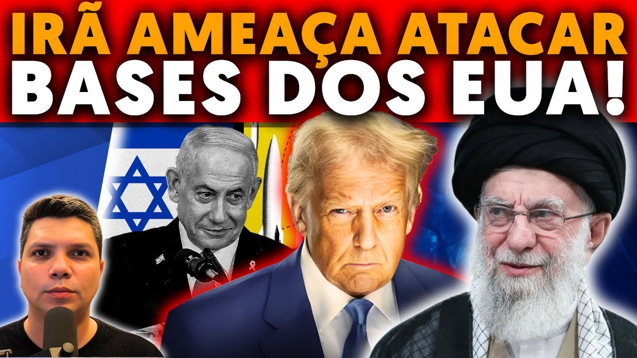 ALERTA MÁXIMO! 🚨 IRÃ AMEAÇA ATACAR BASES DOS ESTADOS UNIDOS E ISRAEL ESTÁ EM ALERTA!