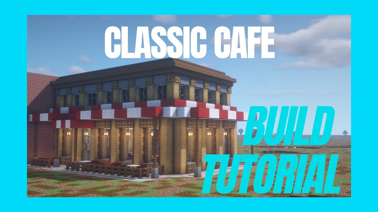 Minecraft: How to Build a Classic Cafe - YouTube