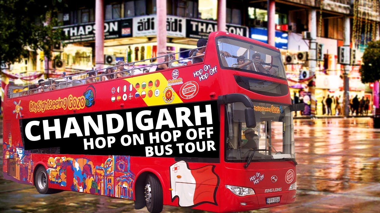 chandigarh city tour bus
