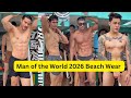 Man of the World 2026 Philippines Oliver Eugen Kretz with Fellow Candidates at the Calatagan Beach