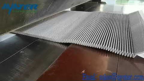 Ayater hydraulic filter material processing procedure