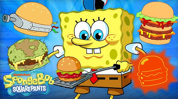Every Krabby Patty from SpongeBob Seasons 10–12 🍔 | @SpongeBobOfficial