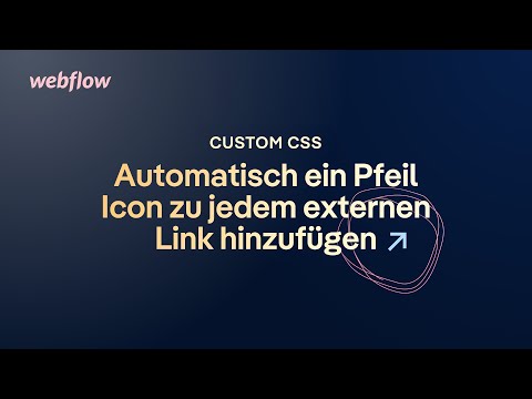 Automatisch ein Pfeil Icon zu jedem Link hinzufügen – CSS  Tutorial