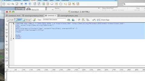 Creating a contact form in Dreamweaver