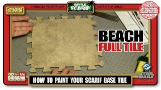 DIY HOW TO PAINT EVA TILE - FULL BEACH : STAR WARS CELEBRATION 2019 screenshot 2