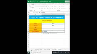 Part 21 DDB Formula in Excel #excel #shortsfeed #techburner #learnmore #exceltips#exceltricks#shorts