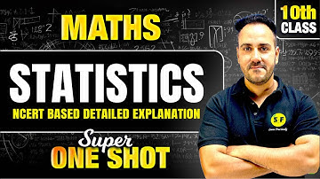 Statistics One Shot Maths | Class 10th Maths NCERT Full Exercises with  Questions By Ushank Sir