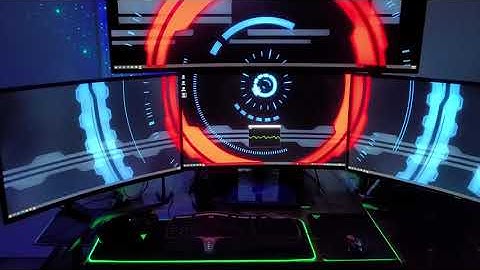 Jarvis PC - Curved Keyboard Calculations - Ultimate Gaming Setup - RTX 3090 FTW3 Ultra