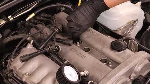 Compression and leak down test on the Miata (Hot)