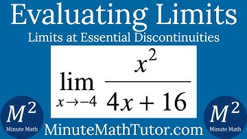 Evaluate lim x-›-4 (x^2)/(4x+16)