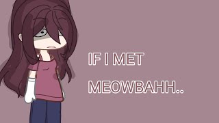 If I Met Meowbah Gacha Meme Original