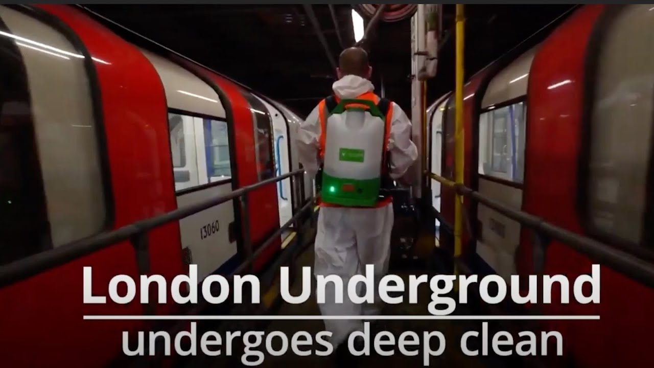 Video till Banksy i Londons tunnelbana