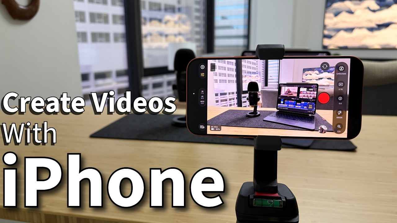 How to make YouTube videos with iPhone and Final Cut Camera! Live Multi ...