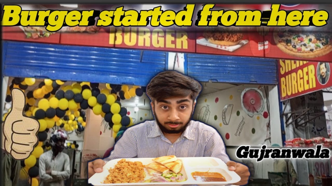 Burger starts from here / so amazing burger in gujranwala trending 