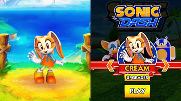 Sonic Dash 2015 CREAM vs Sonic Dash 2025 CREAM - Gameplay Walkthrough Android IOS