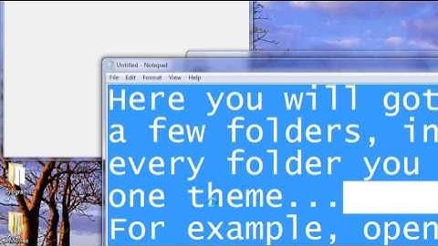 How to get hidden themes on Windows 7