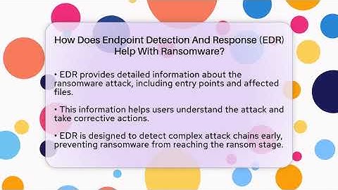 How Does Endpoint Detection And Response (EDR) Help With Ransomware? - Your Computer Companion