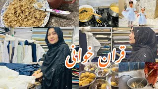 نذر خانه بابا جانم رافتم و طرز تهیه هزارگی خوراک چنگالی و یخنی 😋😍#Hazargi #vlog