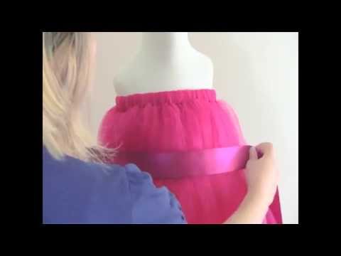 Tutoriel pour créer une robe à tutu taille empire (effet faux empire)