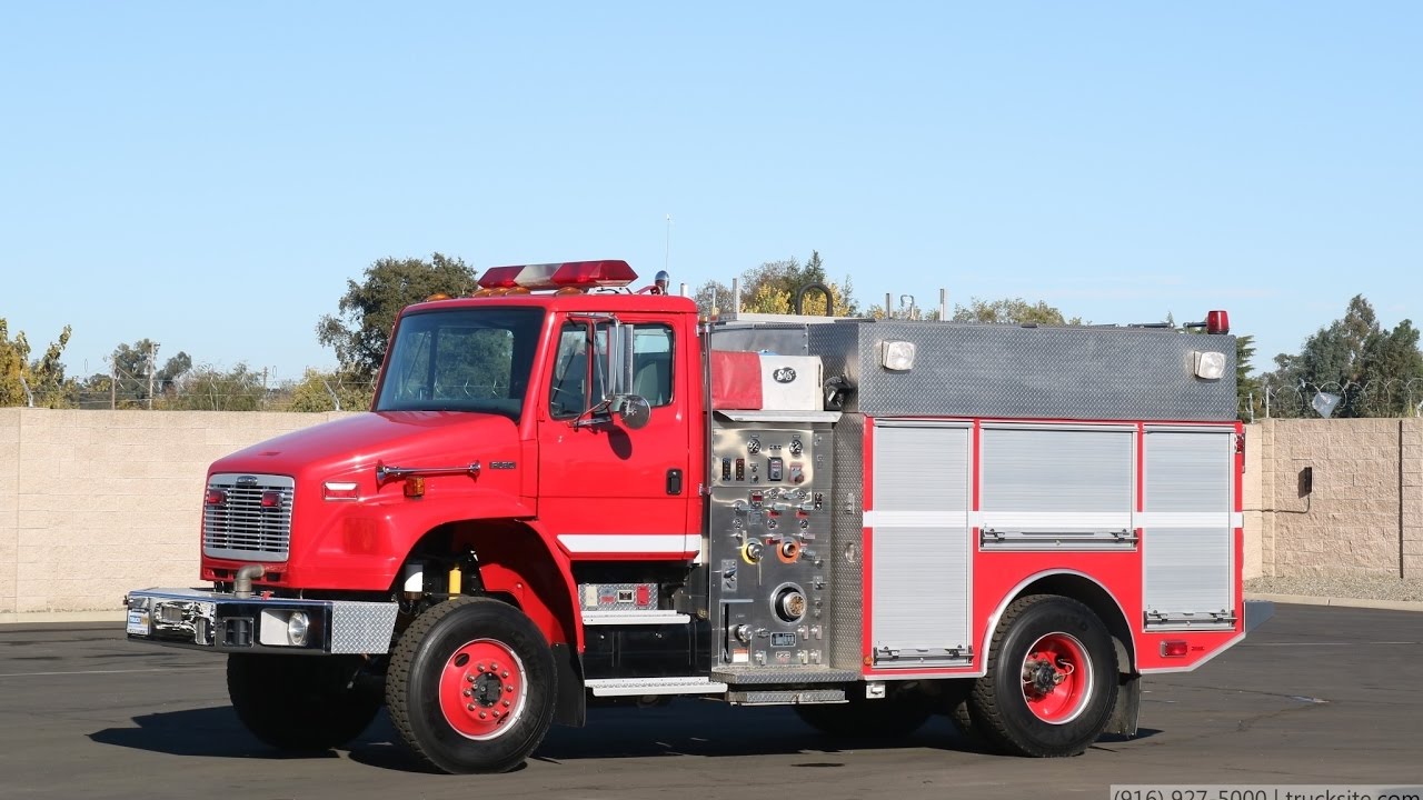 2003 Freightliner FL80 4x4 S&S Fire Type III Fire Truck YouTube