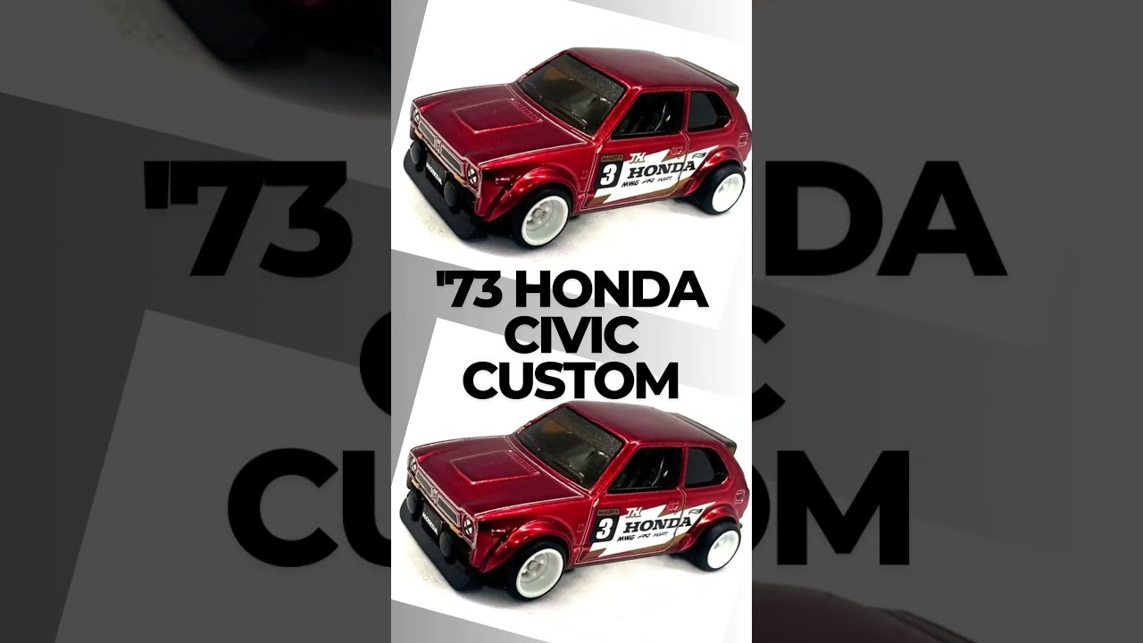 ミニカー Hotwheels 2025 73Honda Civic Custom STH Hotwheels Super Treasure Hunt 2025 STH # '73 Honda Civic
