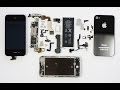 IPhone 4S   как разобрать (how to disassemble) замена динамика,АКБ,камеры