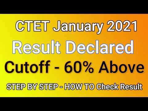 CTET Result January 2021 - How to Check - Result Via Name - Sarkari Result