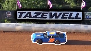 Riding The High Banks At Tazewell Speedway!