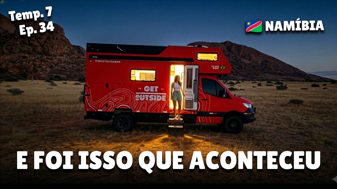 Passamos uma noite ISOLADOS NO MOTORHOME na África