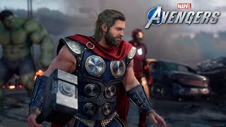 Супергерои Marvels Avengers PS4 часть 2 Мстители Померкнувший свет Прохождение игры