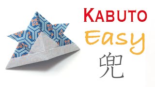 Easy☺︎ Origami Paper Kabuto (Samurai Helmet) - Origami Kawaii〔#041〕